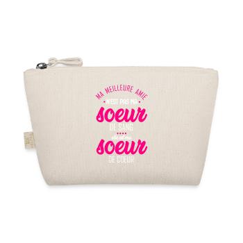 ma meilleure amie est ma soeur de coeur - Organic Pouch - nature - Front