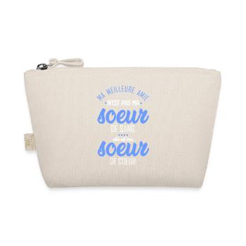 ma meilleure amie est ma soeur de coeur - Organic Pouch - nature - Front