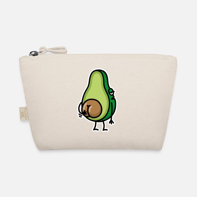 Lustig Avocado Hintern Arsch kratzen Geschenkidee Bio-Täschchen