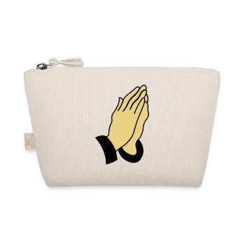 praying_hands_002 - Bio-Täschchen - Natur - Vorne
