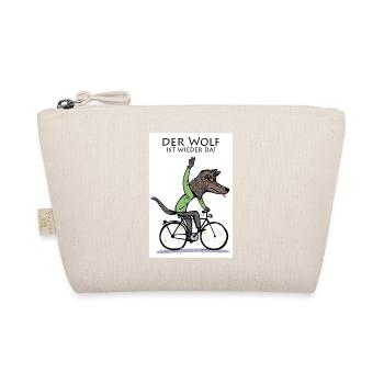 Der Wolf ist wieder da Fahrrad-Comic - Bio-Täschchen - Natur - Vorne