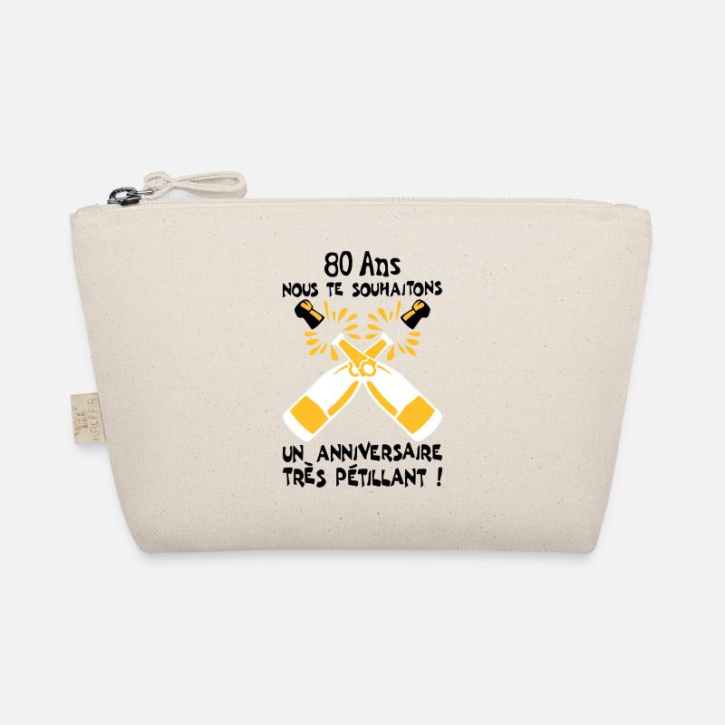80 ans bouteille petillant anniversaire Trousse biologique