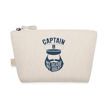 CAPTAIN BEARD RULES BOAT - Organic Pouch - nature - Front