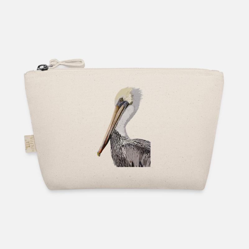 Brauner Pelikan - Bio-Täschchen - Natur