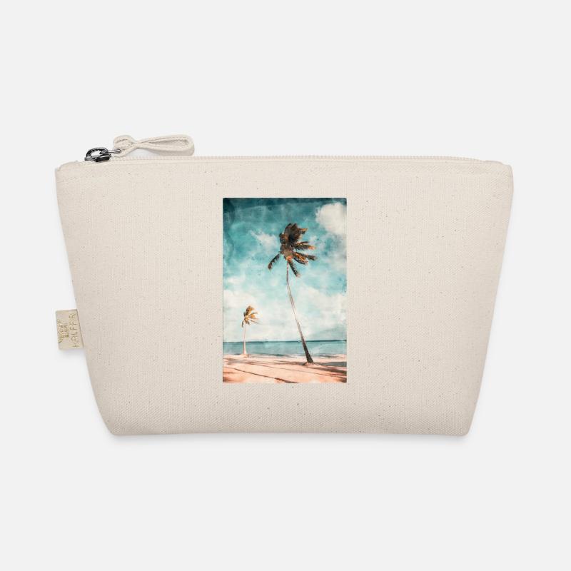 Belle plage de rêve peinte à l'aquarelle Trousse biologique