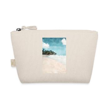 Beautiful dream beach painted in watercolor - Organic Pouch - nature - Front