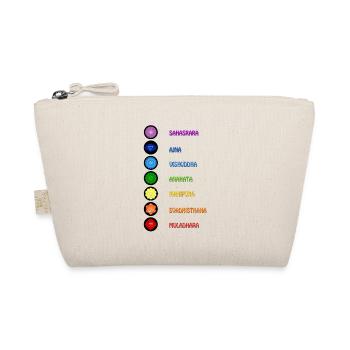 The 7 yoga spirituality chakras - Organic Pouch - nature - Front