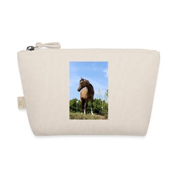 Chevaux T-shirt Cadeau Cavalier - Trousse biologique - nature - Devant