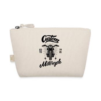 Custom motorcycle - Organic Pouch - nature - Front