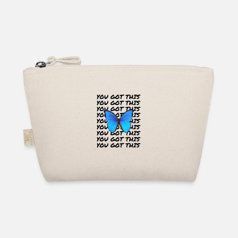 Schmetterling // Du hast diesen [Schmetterling] - Bio-Täschchen - Natur