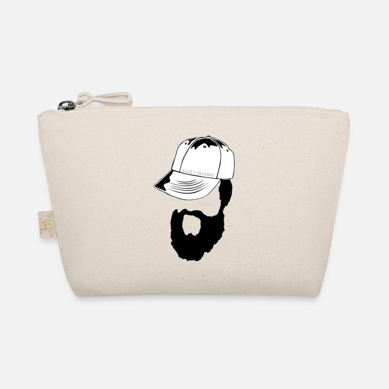 Bärtig und mit einer Kappe bedeckt! Bio-Täschchen