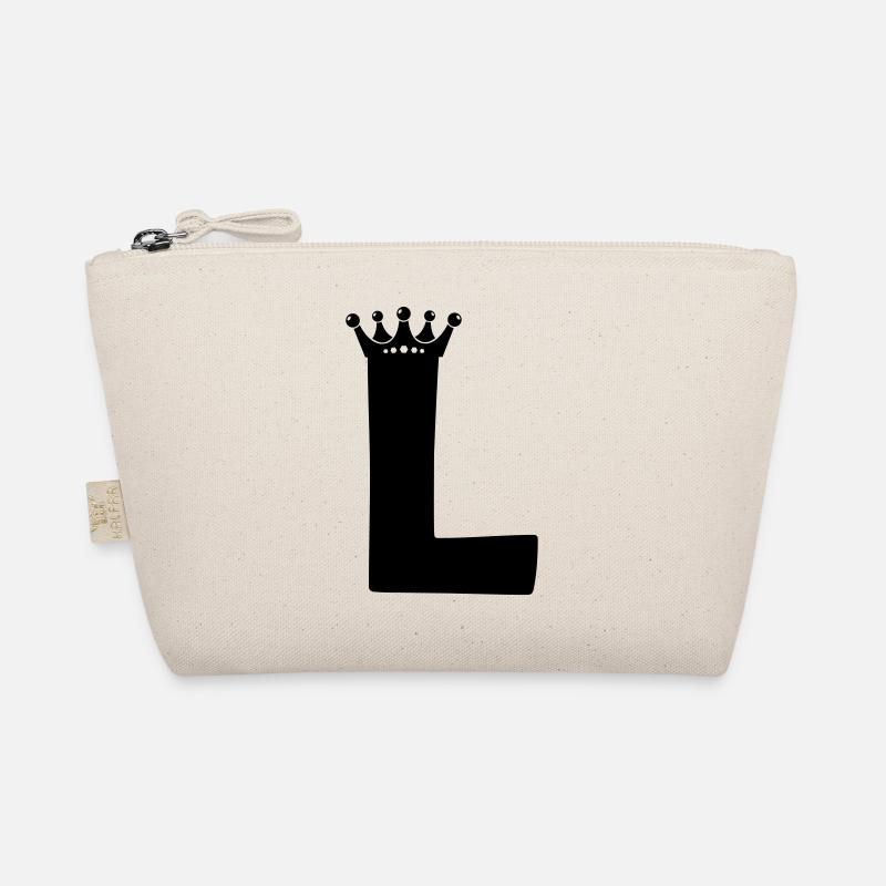 Letter L crown Organic Pouch
