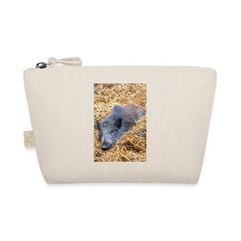 Wild boar (in German wild boar) Sus scrofa - Organic Pouch - nature - Front