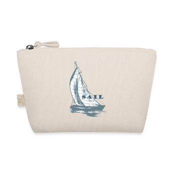 sailboat,sea,gift,maritim,cool,trend, - Organic Pouch - nature - Front
