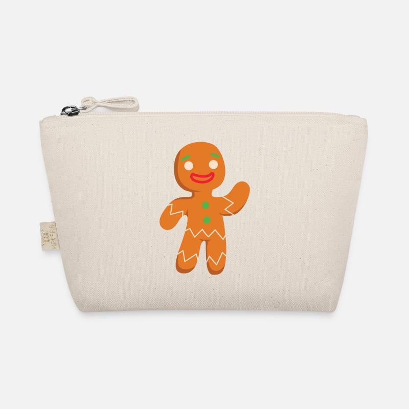 Gingerbread Man Organic Pouch