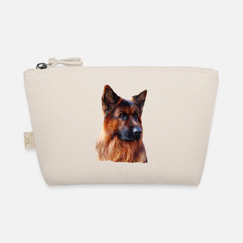 Old German Shepherd German Shepherd - Organic Pouch - nature