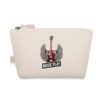 Blue-Let's Rock - Organic Pouch - nature - Front