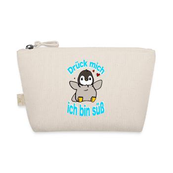 Penguin Push Me - Organic Pouch - nature - Front