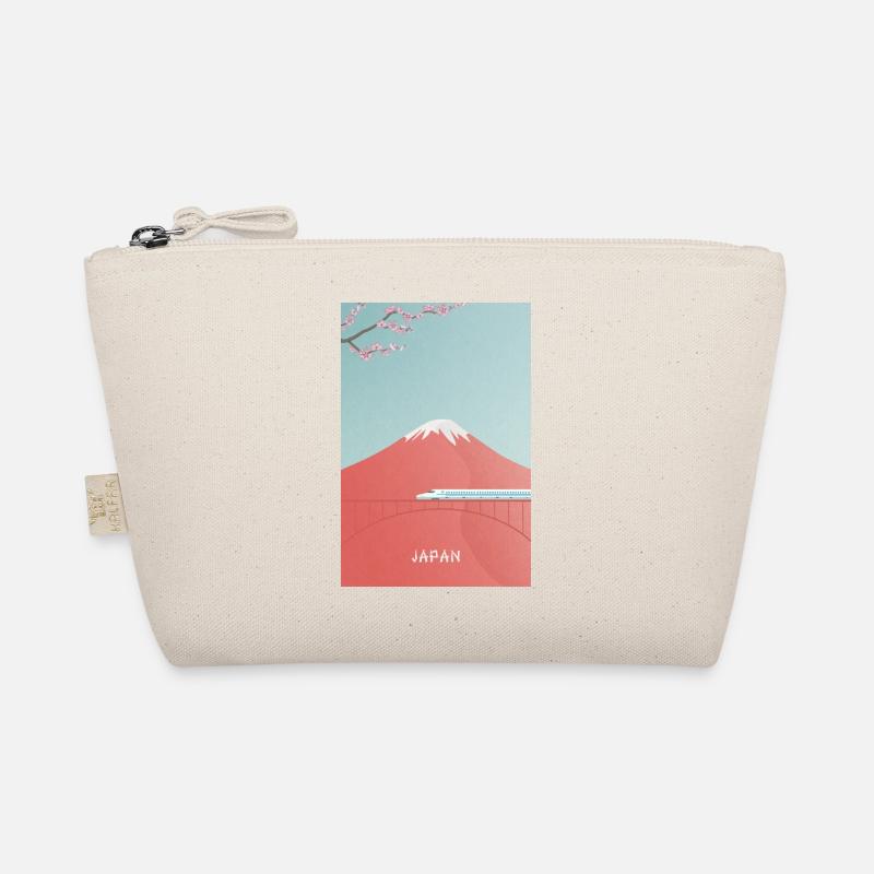 Japanische Berglandschaft mit Shinkansen - Bio-Täschchen - Natur