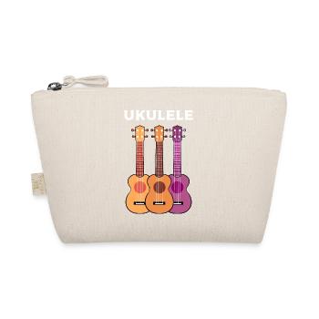 Ukulele - Bio-Täschchen - Natur - Vorne