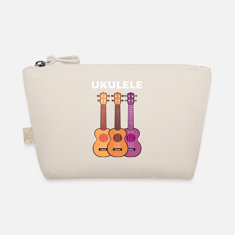 Ukulele - Bio-Täschchen - Natur