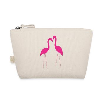 Flamingo Pink Beauty - Organic Pouch - nature - Front