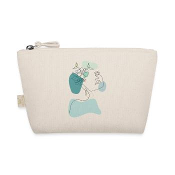 Minimalist OneLine Art and Line Art Art - Organic Pouch - nature - Front