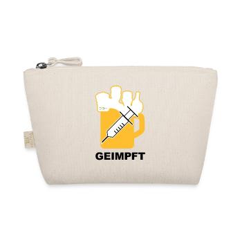 Bier Liga Logo Geimpft 1 - Bio-Täschchen - Natur - Vorne