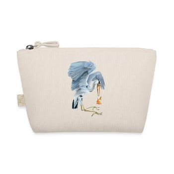grey heron - Organic Pouch - nature - Front