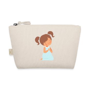 T-shirt de la foi, priez dessus, priez dessus - Trousse biologique - nature - Devant