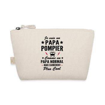 je suis un papa pompier / Papa pompier - Trousse biologique - nature - Devant