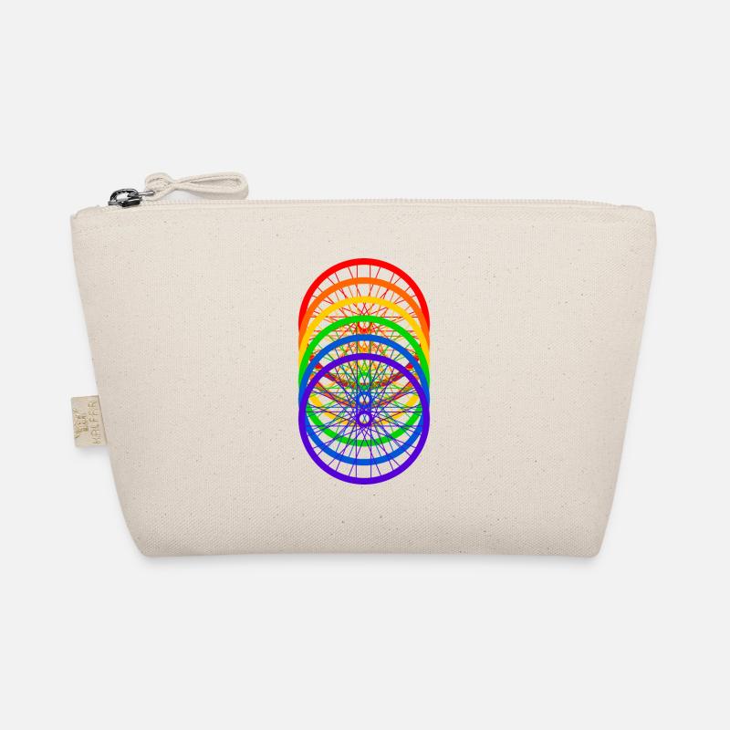 Bicycle Rainbow Organic Pouch
