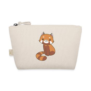 Panda rouge - Trousse biologique - nature - Devant