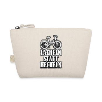 Lächeln statt hecheln - Bio-Täschchen - Natur - Vorne