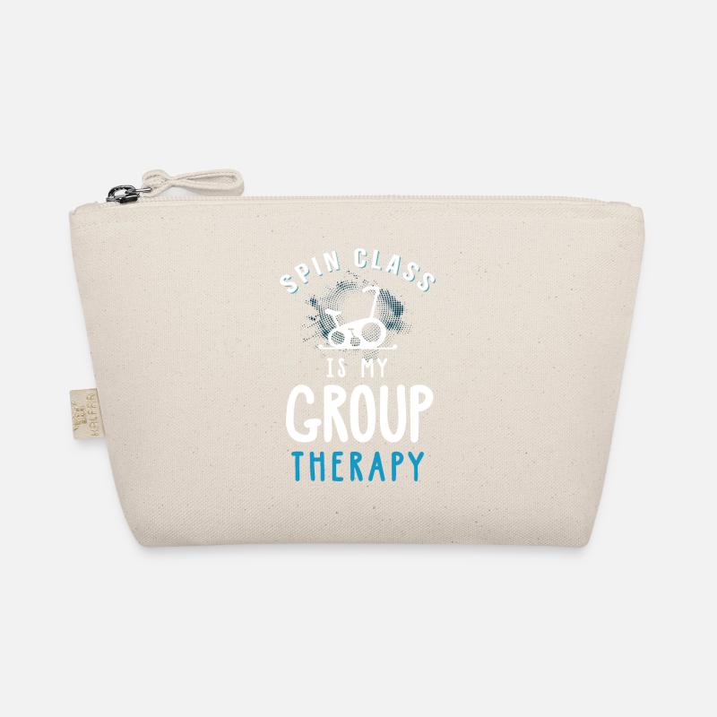 Spin Class Is My Group Therapy Organic Pouch