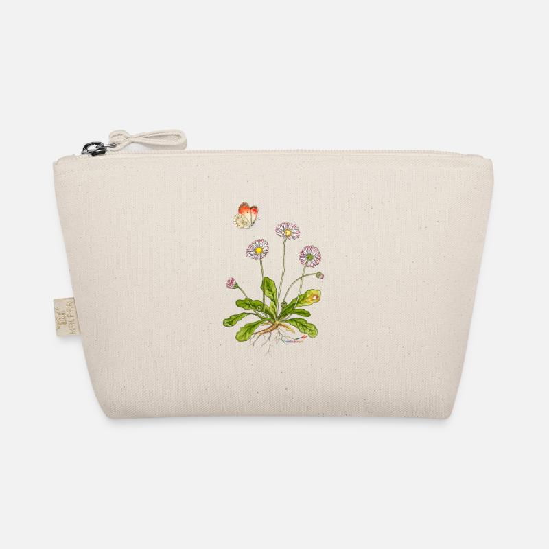 Gänseblümchen mit Aurorafalter Bio-Täschchen