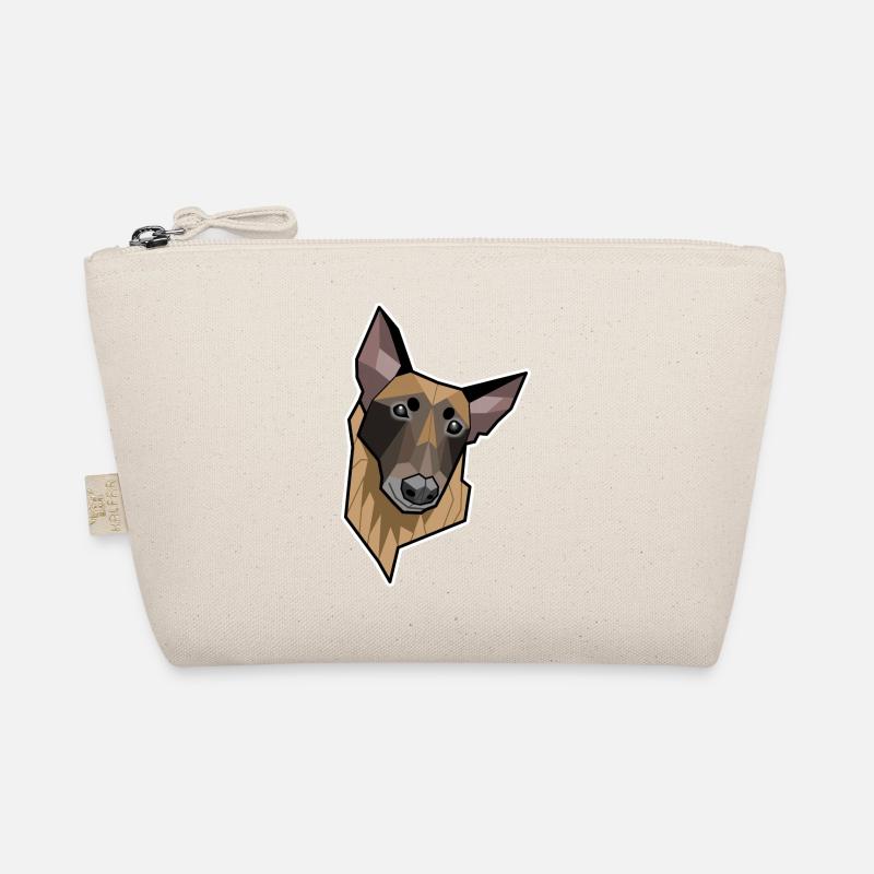 Geometrischer Malinois Bio-Täschchen