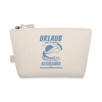 Urlaub fängt auf meinem Kiteboard an - Bio-Täschchen - Natur - Vorne