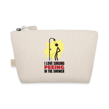 I love peeing in the shower - Shower pee - Organic Pouch - nature - Front