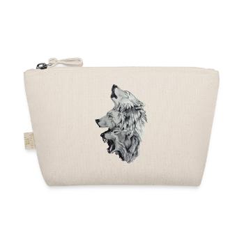 Three wolves - Organic Pouch - nature - Front