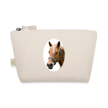 Horse. Pferd. - Bio-Täschchen - Natur - Vorne