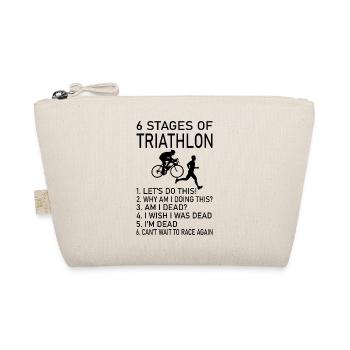 Triathlon Swim Bike Run - Organic Pouch - nature - Front
