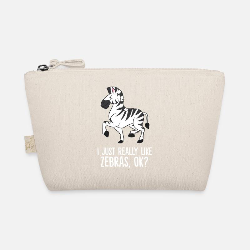 Zebra - I just really like Zebras, ok? - Bio-Täschchen - Natur