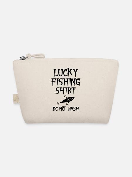 Lucky Fishing - Bio-Täschchen - Natur - Vorne