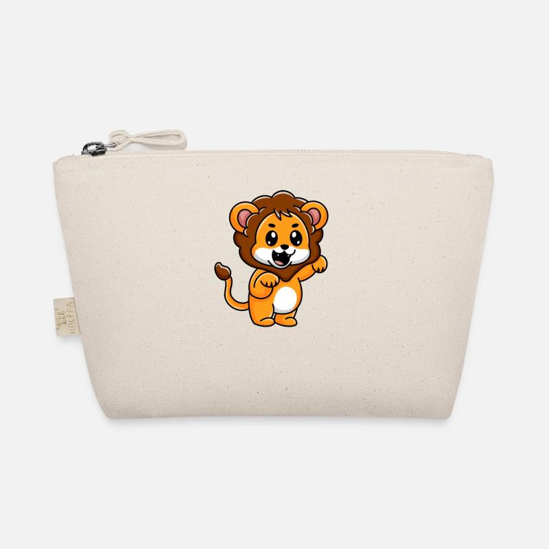Mignon petit bébé lion Trousse biologique