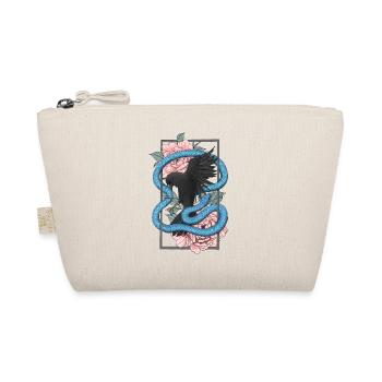 Raven + Snake - Organic Pouch - nature - Front
