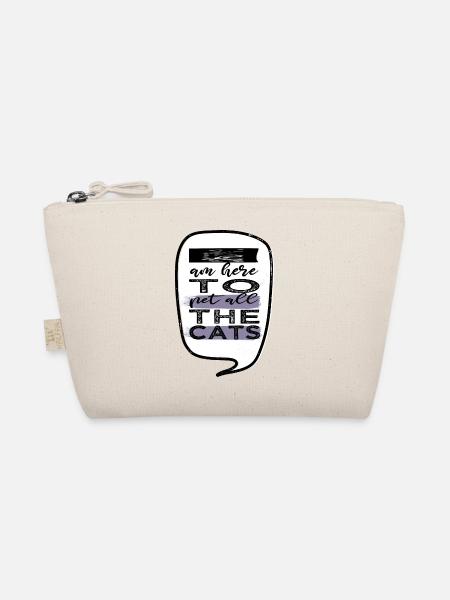 avacato pet cat pet present idea avogato guenon - Organic Pouch - nature - Front