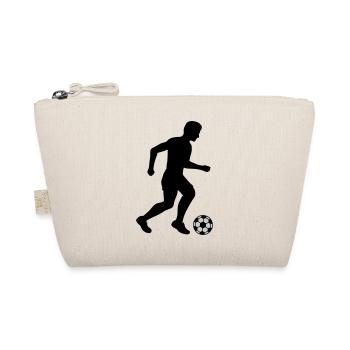 Silhouette Footballeur Sport Design - Trousse biologique - nature - Devant