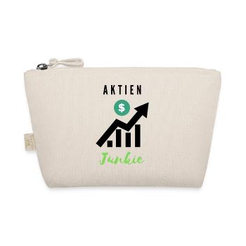 Aktien Junkie 1 - Bio-Täschchen - Natur - Vorne
