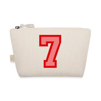 Cool Retro Retrostyle Jersey Number Back Number - Organic Pouch - nature - Front